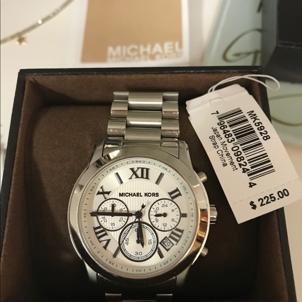 Silver Michael Kors watch